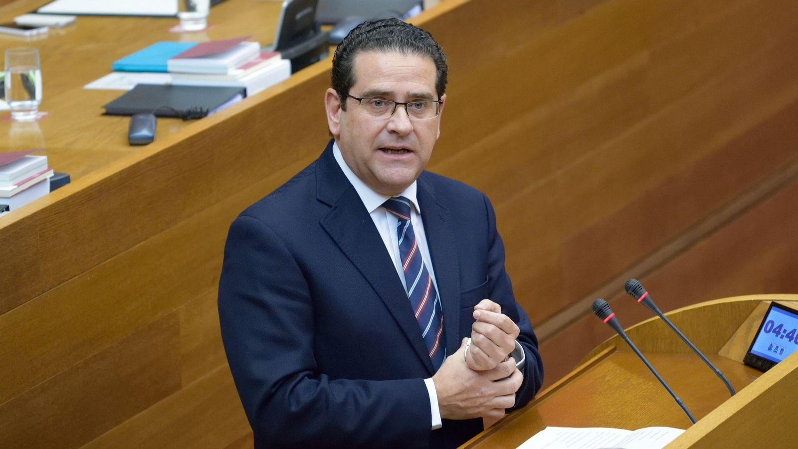 Jorge Bellver, en una imatge d'arxiu a les Corts