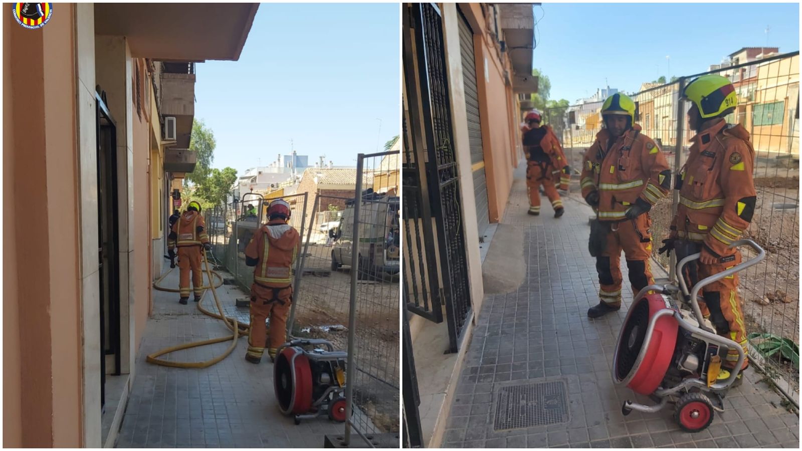 Dues dotacions de bombers s'han mobilitzat per una fuga de gas a Paterna