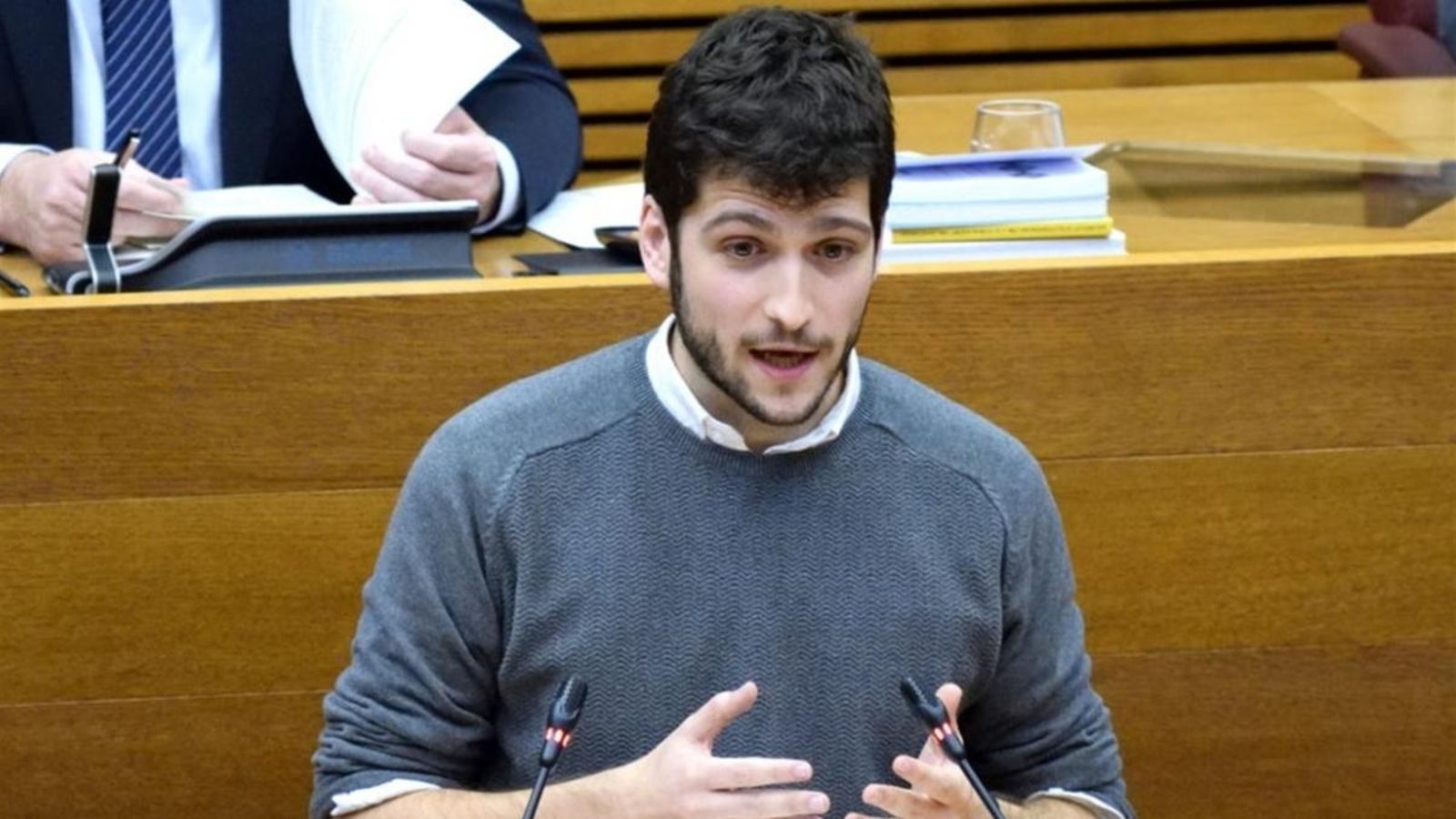 El secretari general de Podem, Antonio Estañ