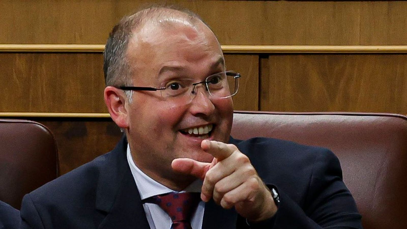 Miguel Tellado en el Congrés dels Diputats