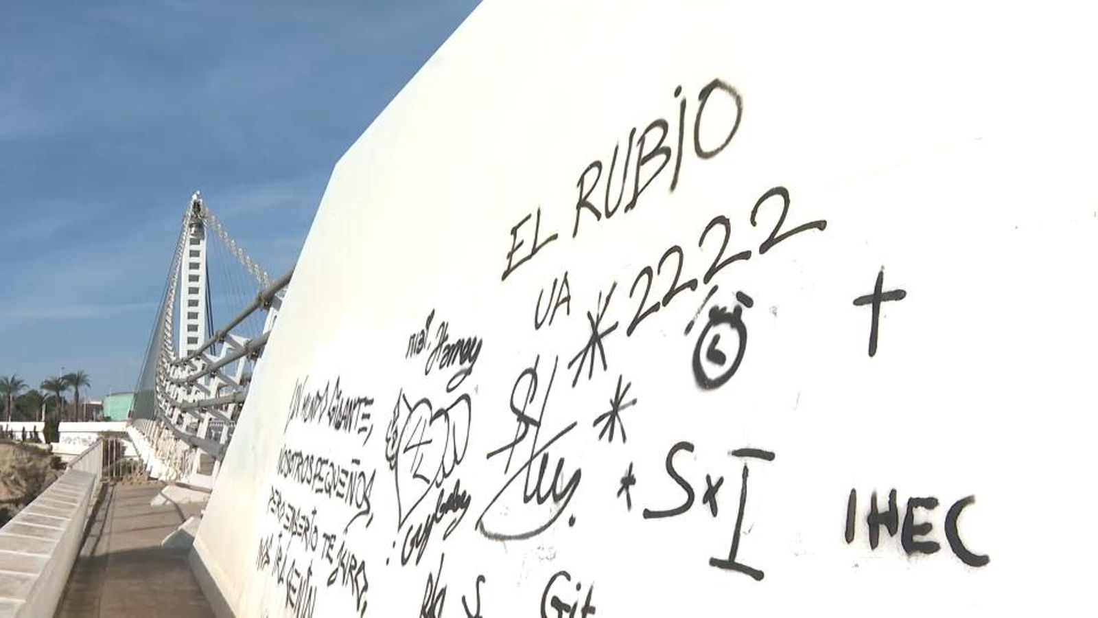 Els detinguts haurien fet més de cent pintades a Elx