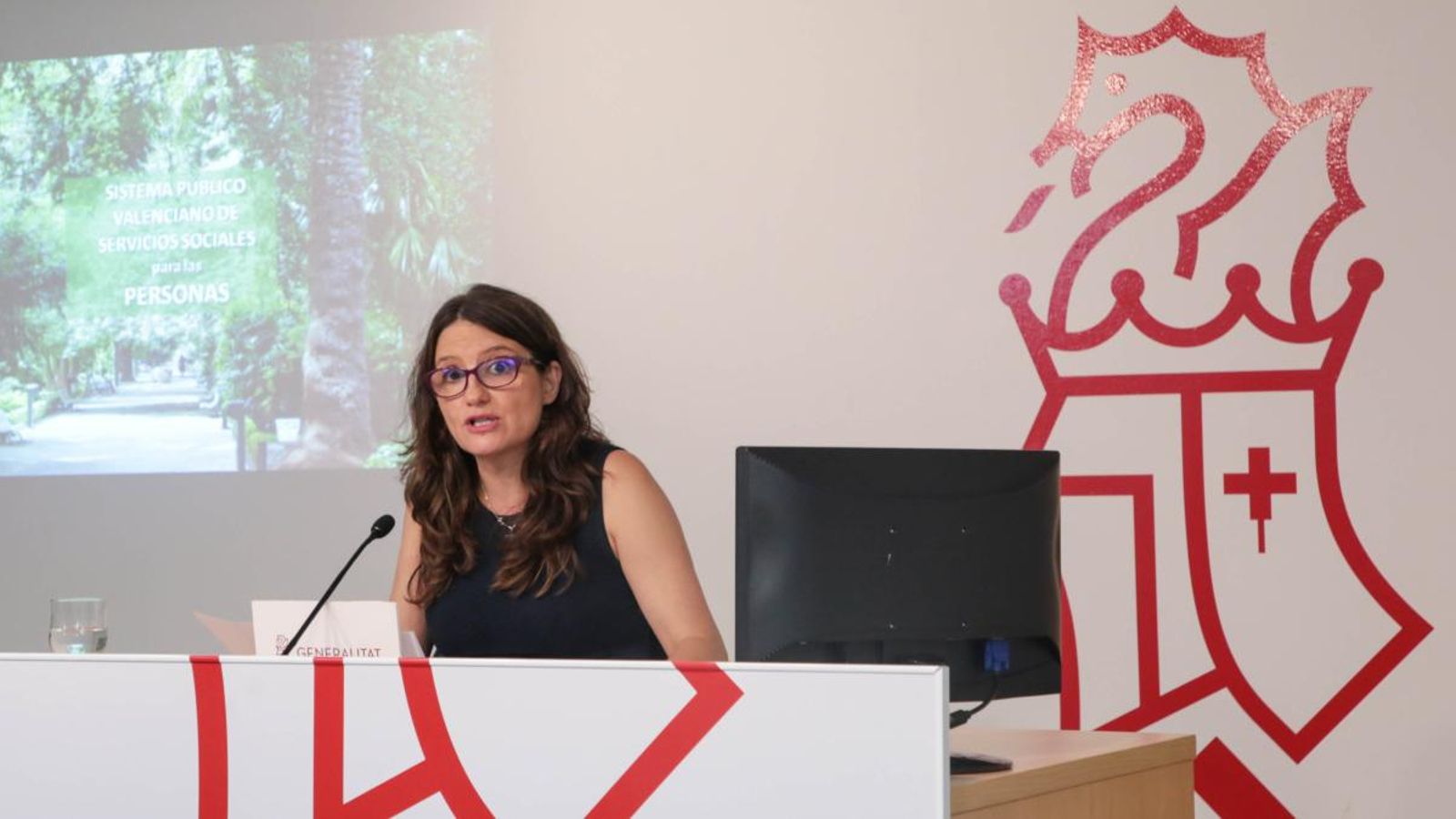 Roda de premsa de la vicepresidenta del Consell, Mónica Oltra