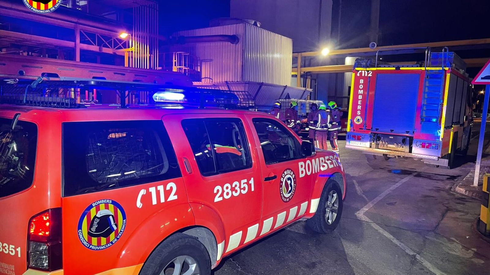 Imatge del camió de bombers del Consorci de València