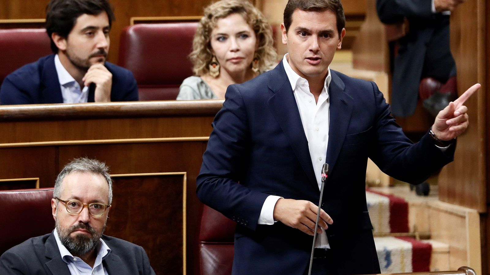 Albert Rivera en la sessió de control del Congrés Albert Rivera en la sessió de control del Congrés