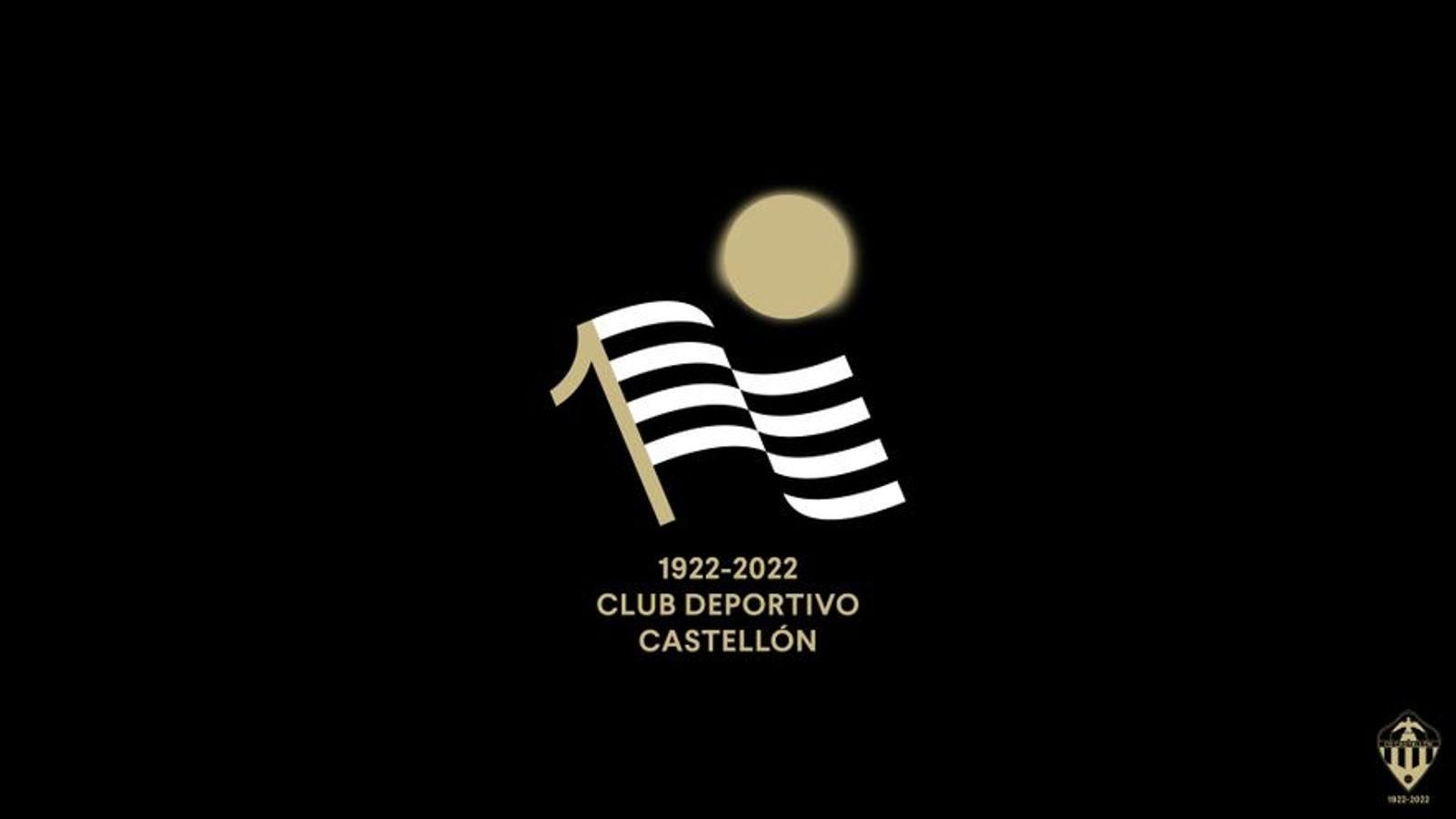 Emblema centenari CE Castelló Emblema centerani CD Castelló
