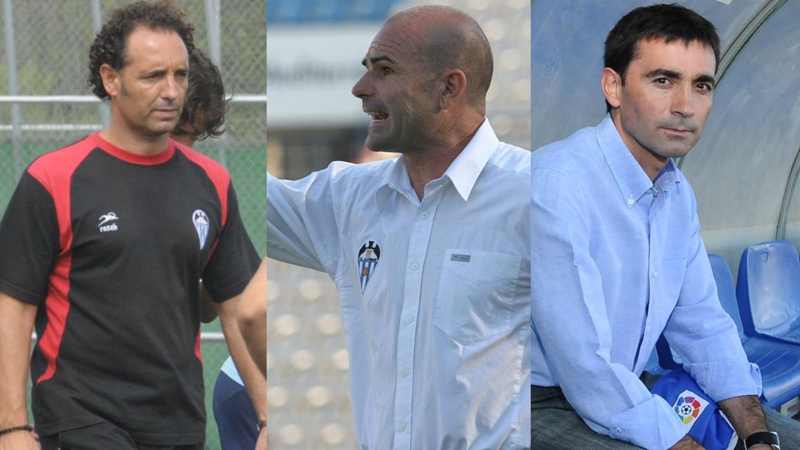 D'esquerra a dreta, Bordalás, Paco López i Garitano