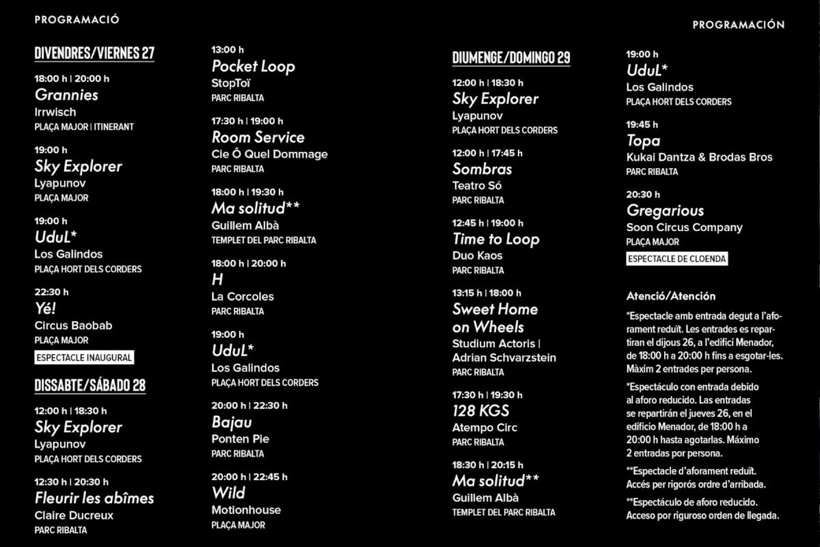 Programació del MUT! a Castelló
