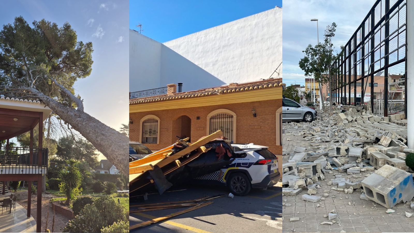 El balanç del temporal de vent a Oriana: prop de 1.700 incidències entre caigudes d'arbres, murs i tot tipus d'infraestructures