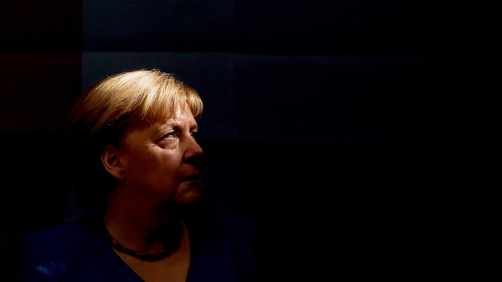La canciller Angela Merkel durant la clausura de la campanya del seu partit