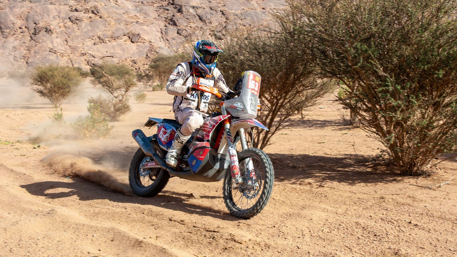 Pilot de motos del Dakar