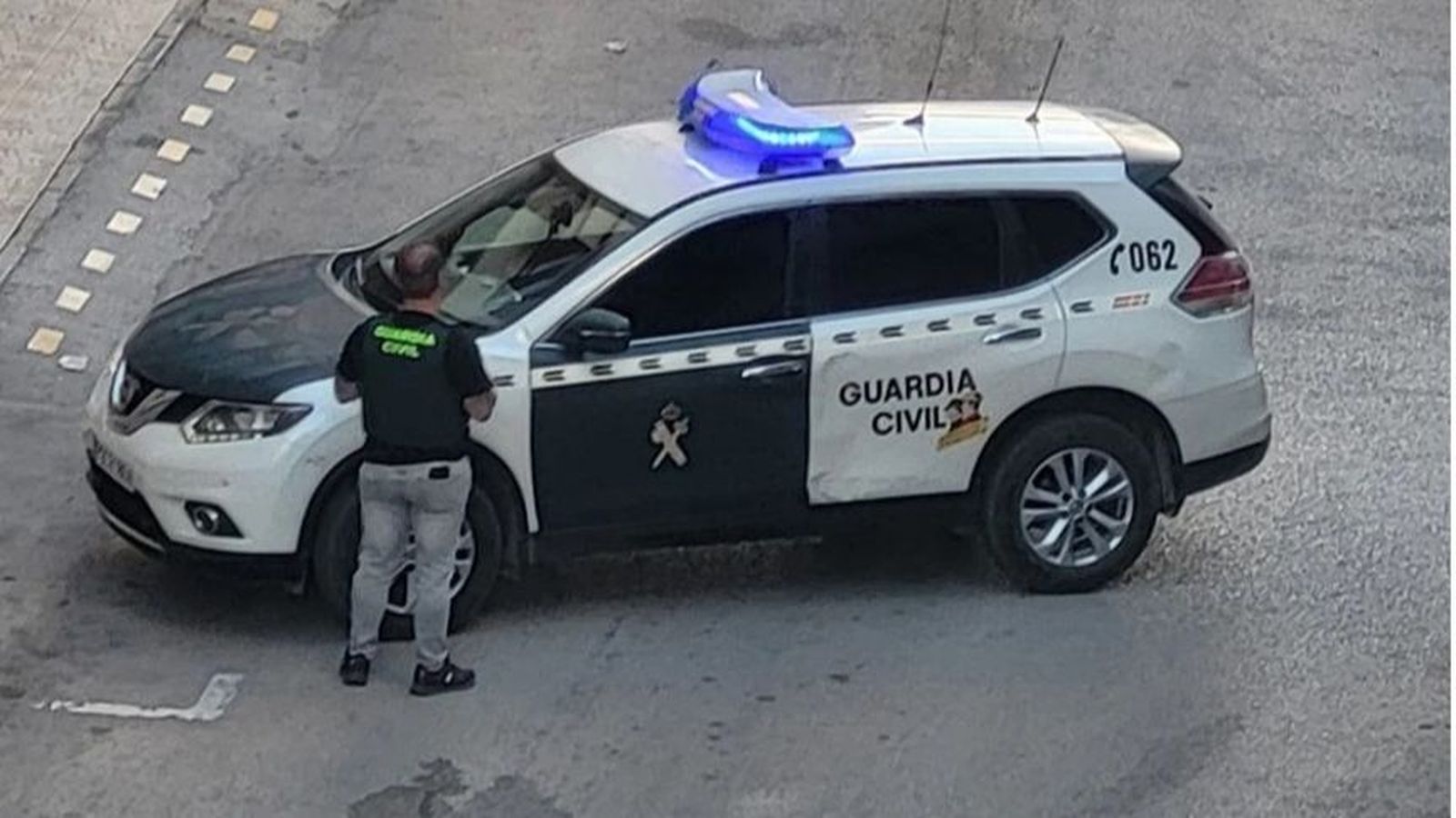 Imatge d'arxiu d'un vehicle de la Guàrdia Civil en Callosa d'en Sarrià