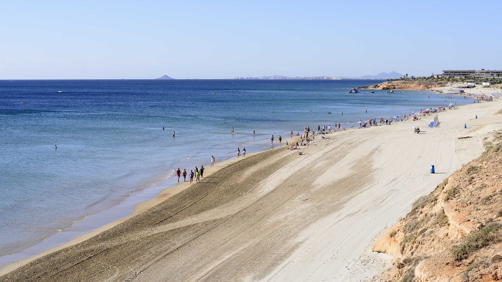 La platja de Mil Palmeres de Pilar de la Foradada, en una imatge d'arxiu