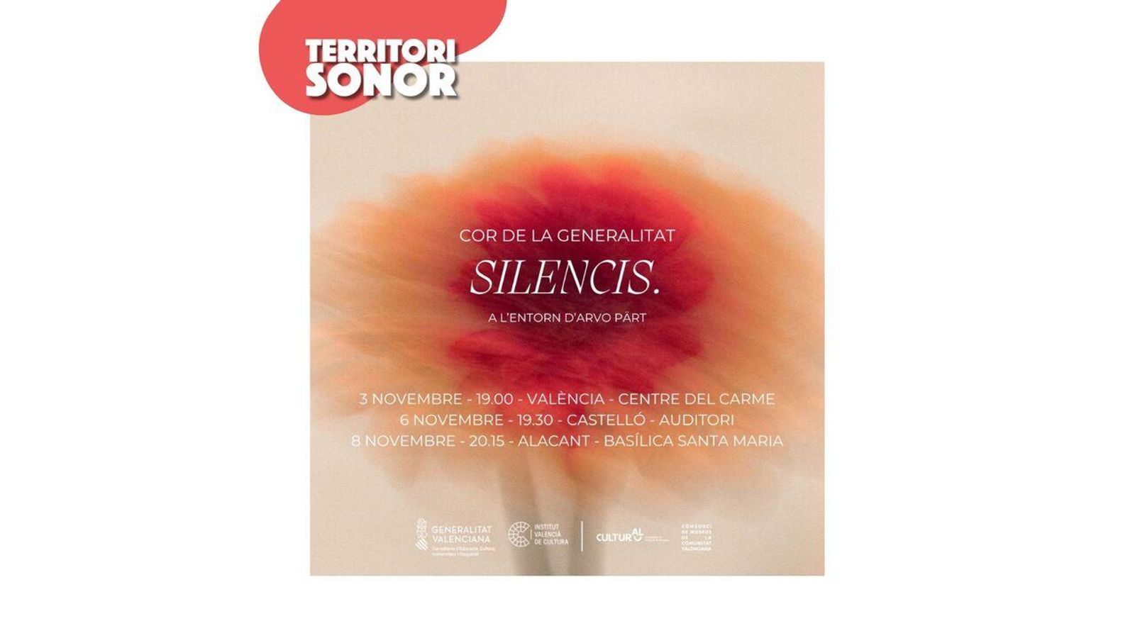 28.10.2024 | El Cor de la Generalitat presenta els concerts de ‘Silencis’