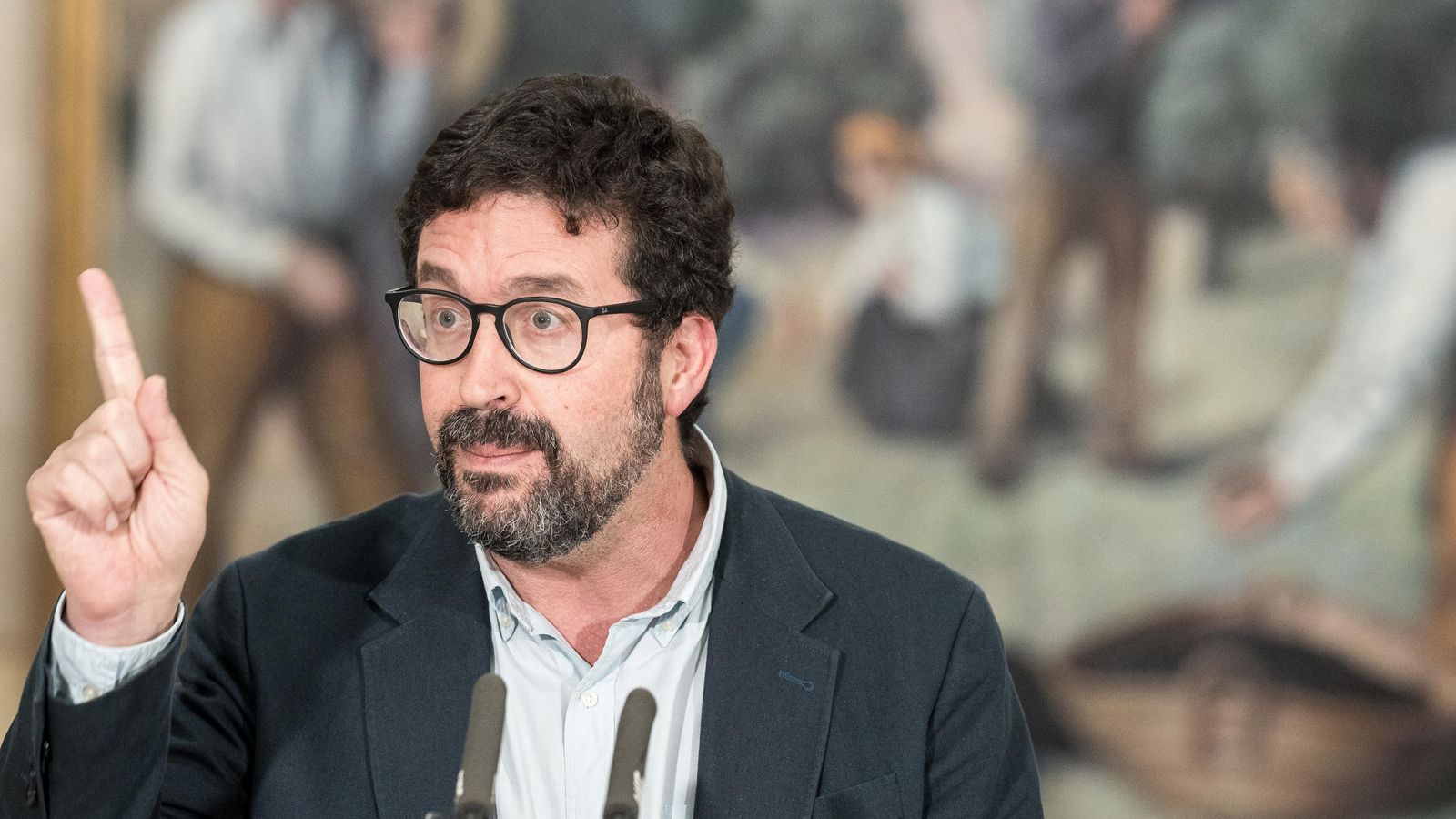 El secretari d'Estat de Treball, Joaquín Pérez Rey, s'ha reunit amb els agents socials