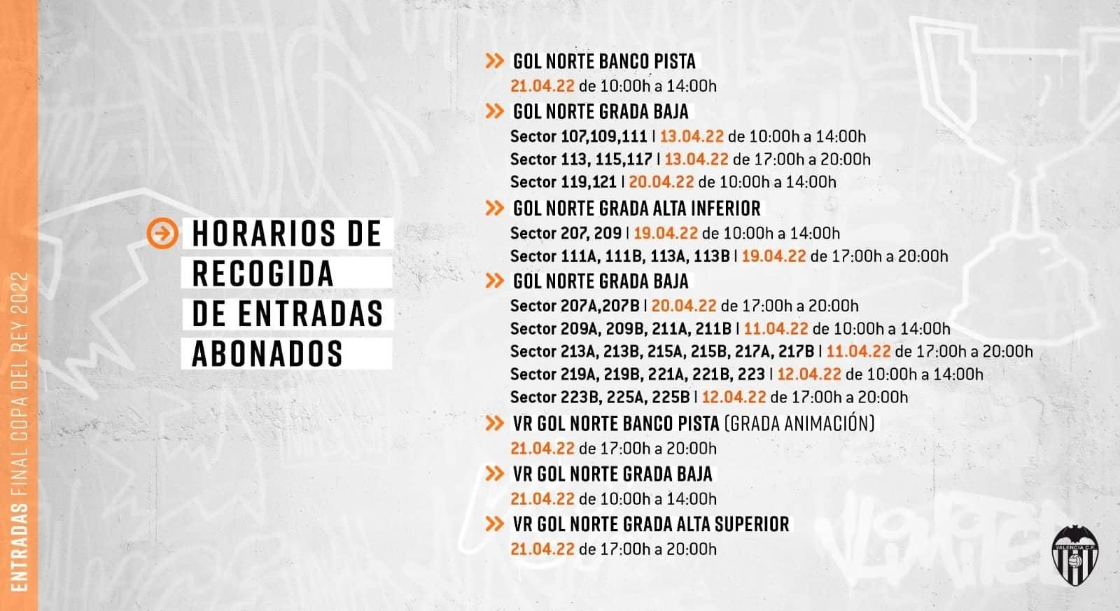 Així són els horaris per a agafar les entrades de la final de la Copa del Rei