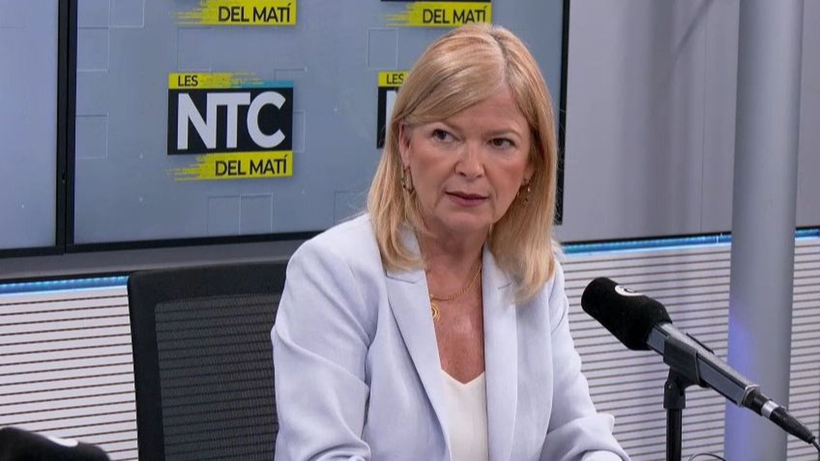 Gabriela Bravo durant la seua internvenció en 'Les notícies del matí' este divendres