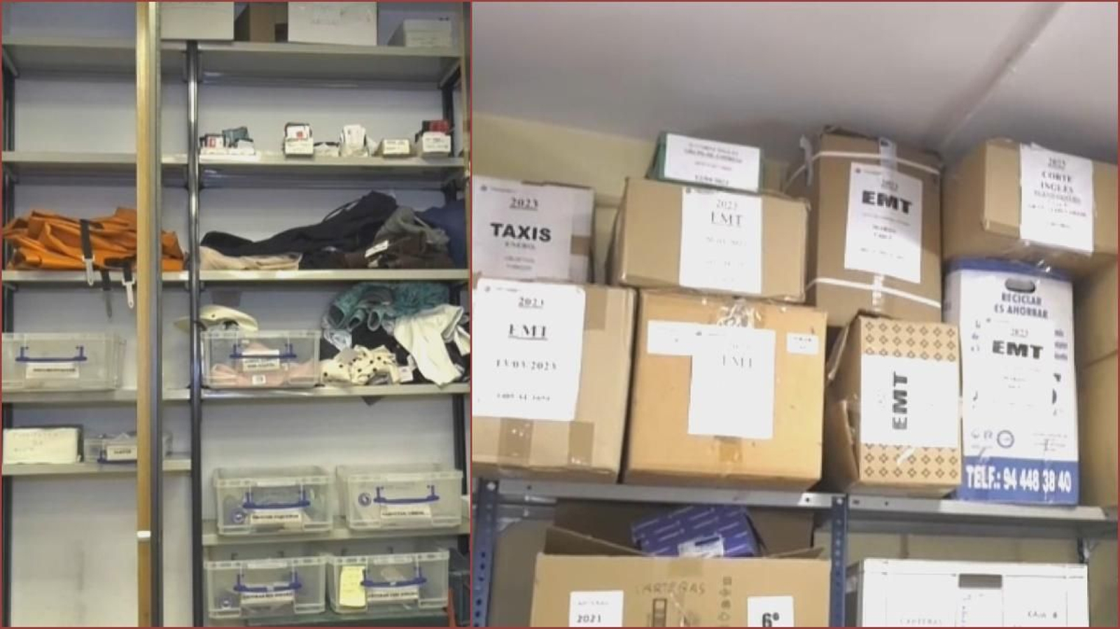 Centenars de troballes arriben setmanalment a l'oficina d'objectes perduts de l'Ajuntament de València