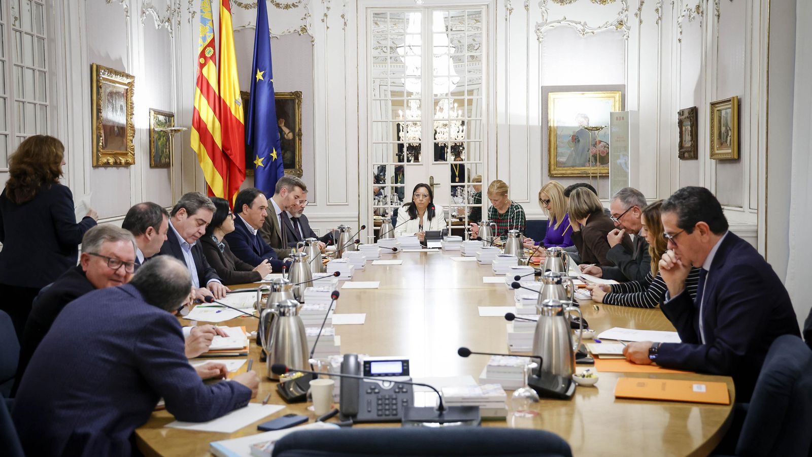 Reunió de la Junta de Síndics de les Corts, este dimarts