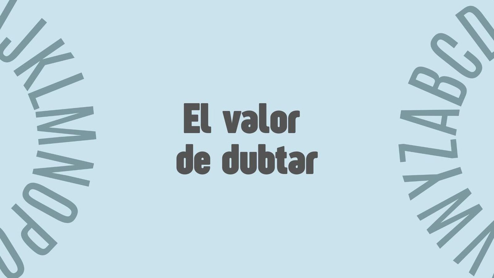 06.10.2025 | "El Pretext", amb Arturo Orrico | El valor de dubtar