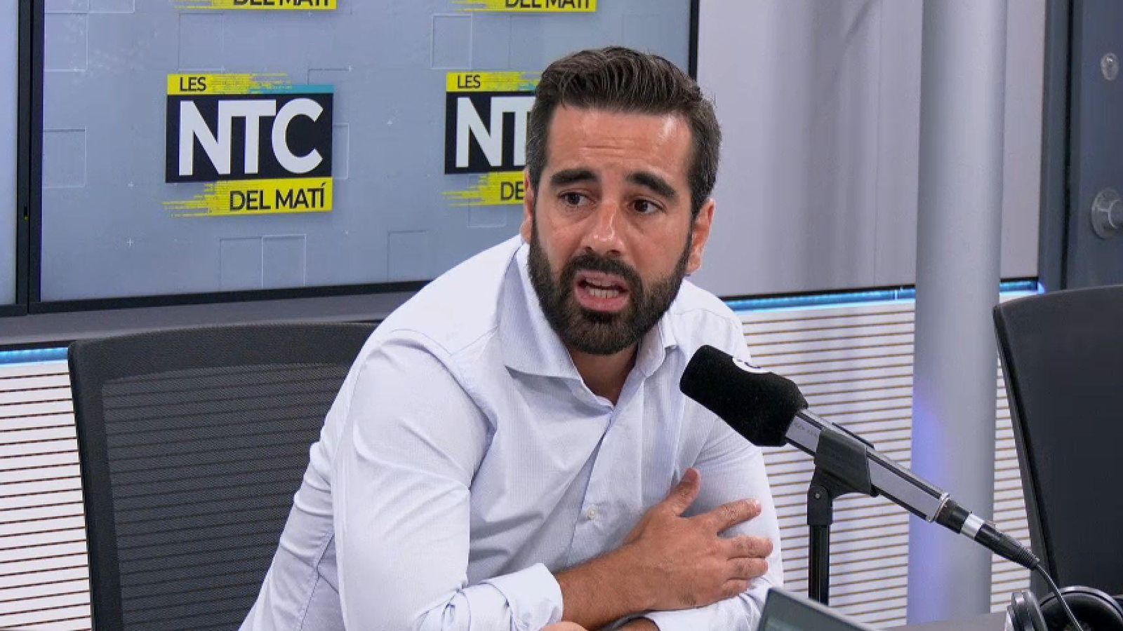 El síndic del PSPV, José Muñoz, este dimarts en 'Les notícies del matí'