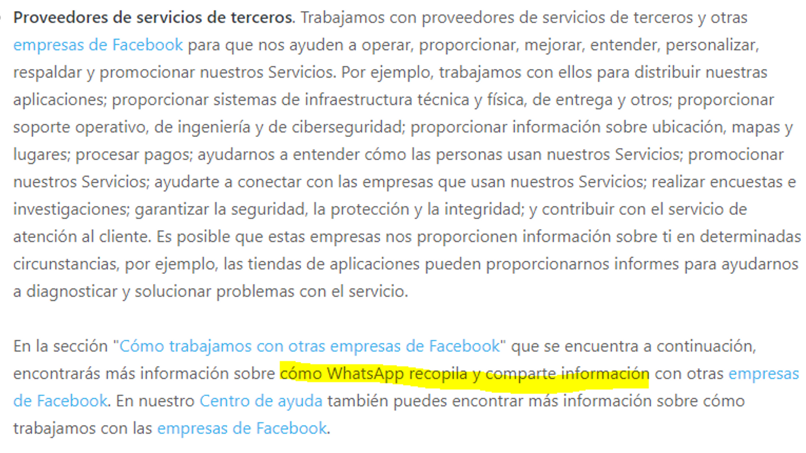 Imatge del web de Whatsapp