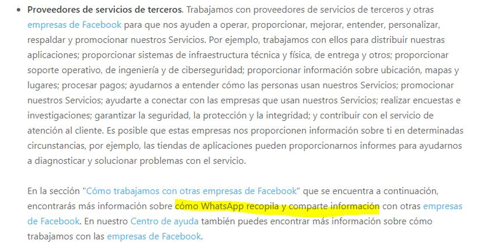 Imatge del web de Whatsapp