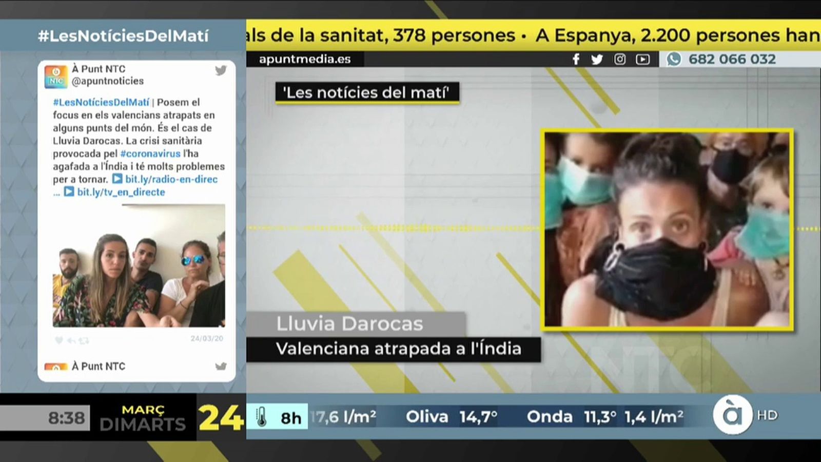 24.03.2020 | NM Entrevista a Lluvia Darocas