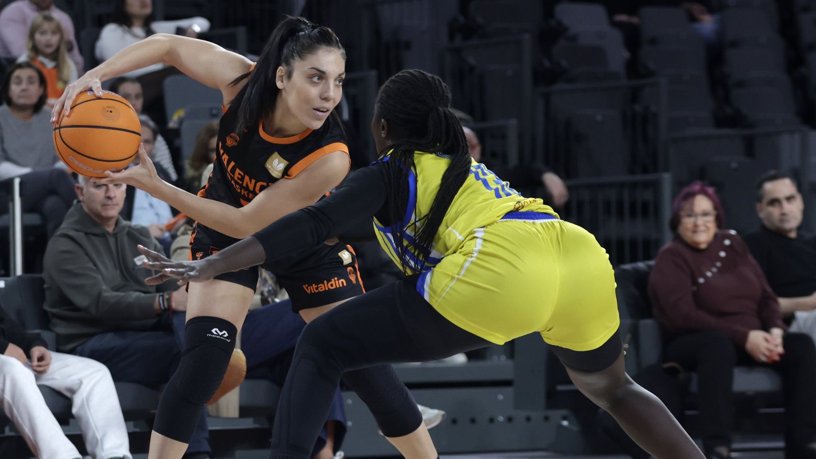 Cristina Ouviña, en el partit contra el Gran Canària