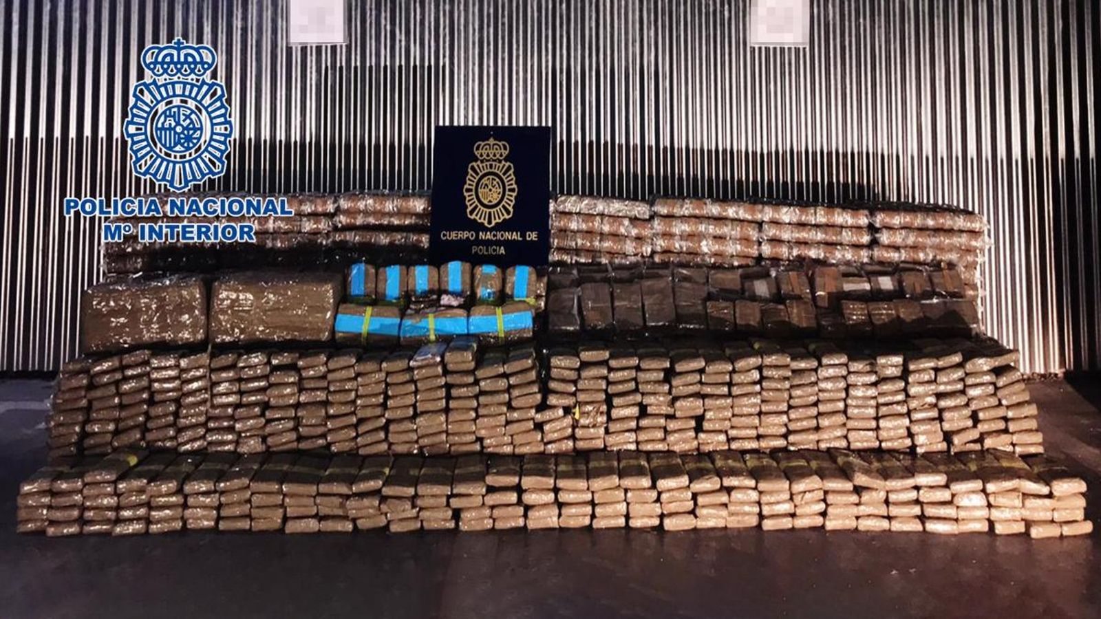 Els agents han intervingut 4.073 quilos d'haixix que l'organització emmagatzemava en una nau industrial d'Alacant