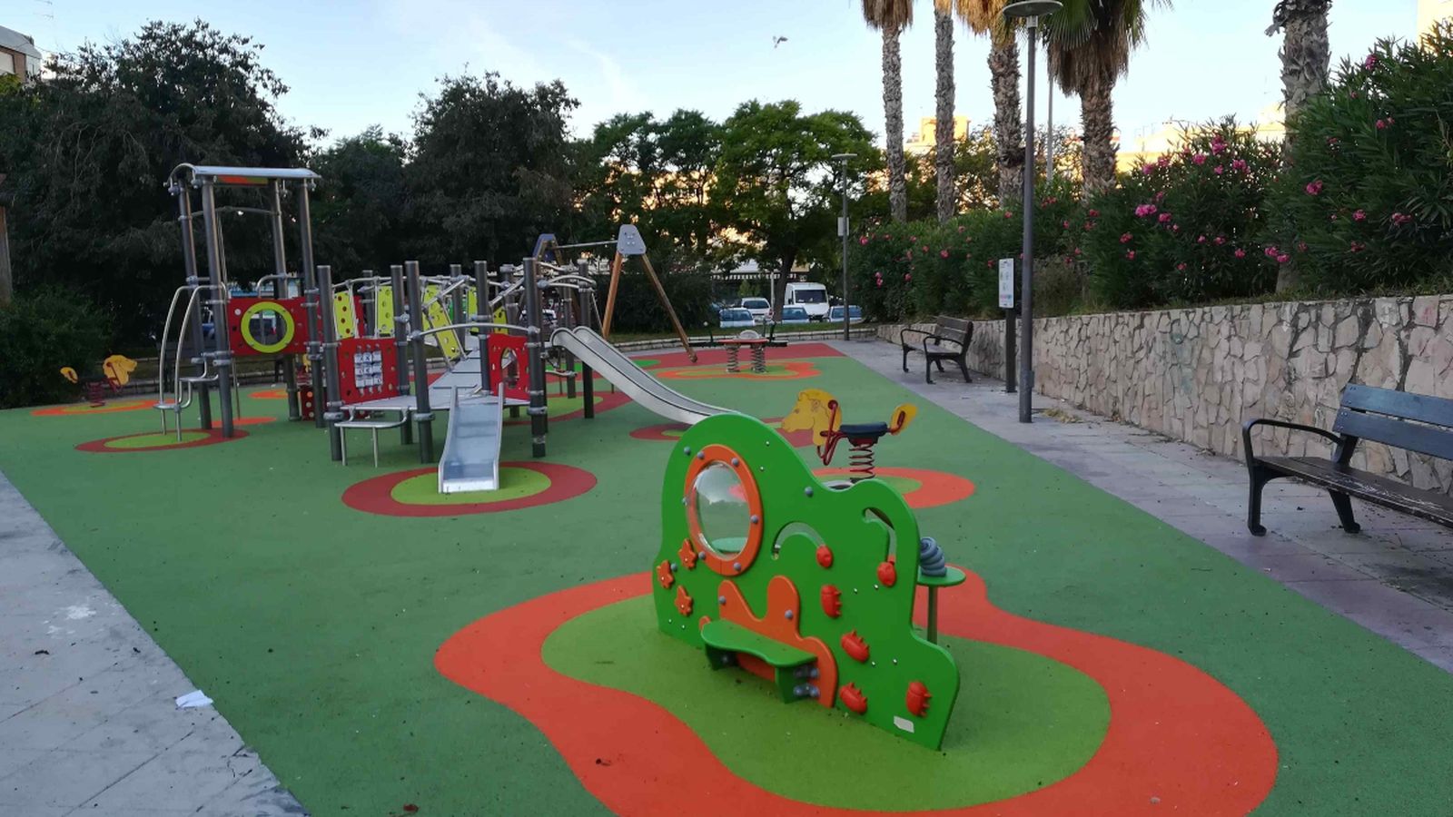 Imatge d'arxiu d'un parc infantil