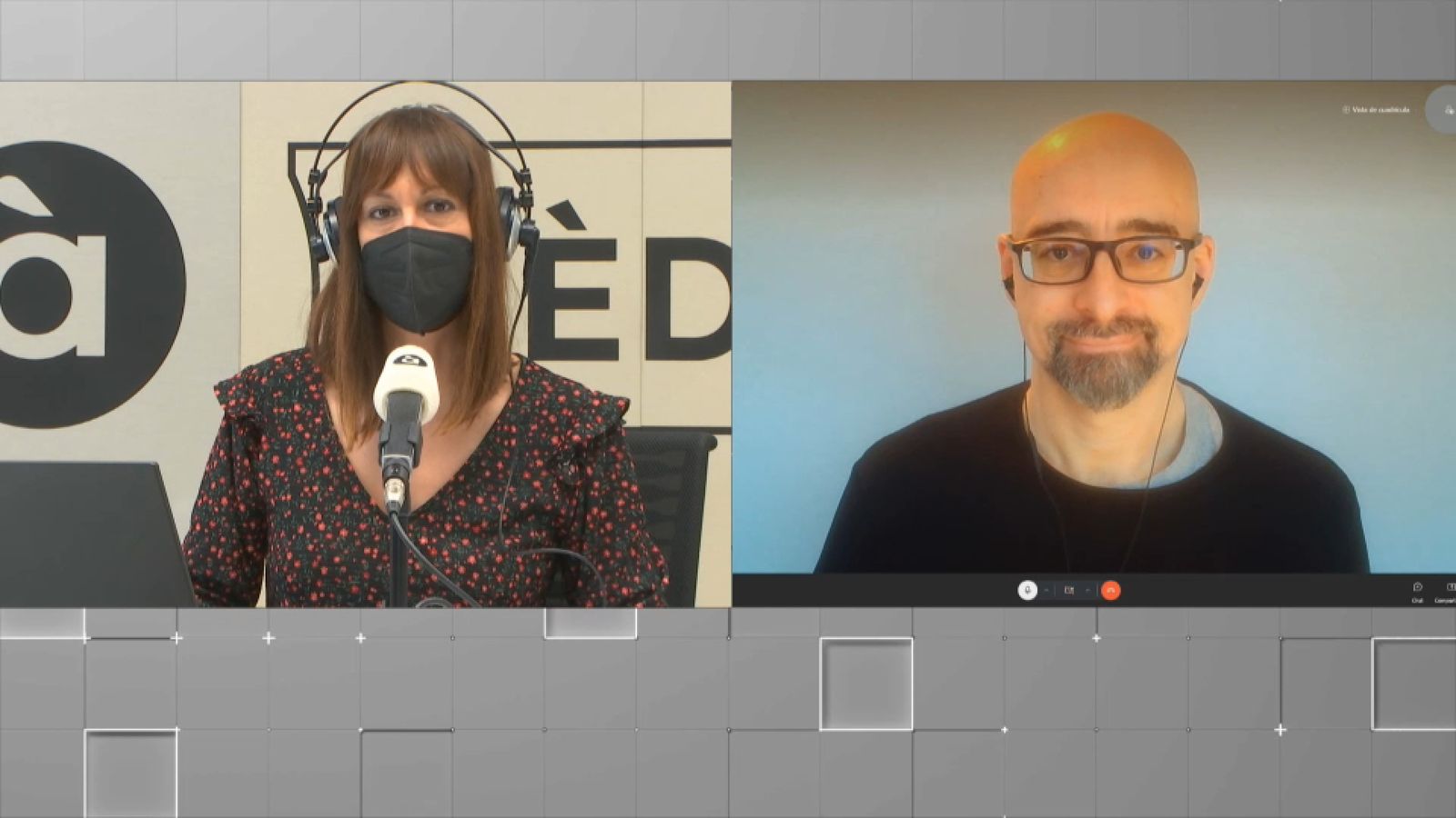 Jéssica Crespo entrevista al metge i investigador Salvador Macip a Les notícies del matí