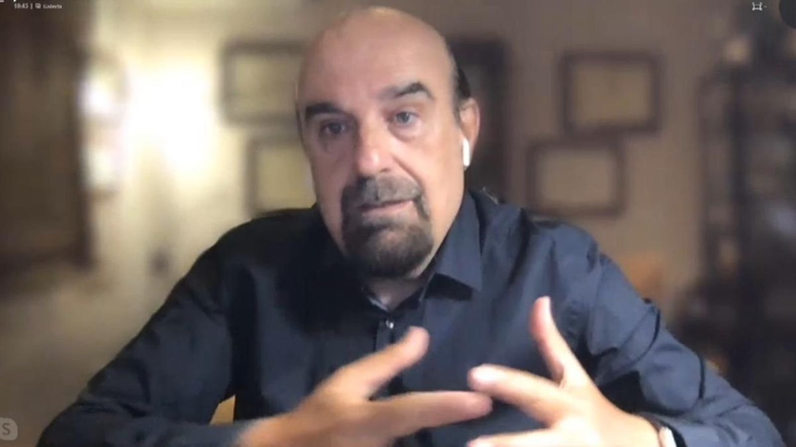 El catedràtic de Salut Pública i Epidemiologia de la UV, José María Martín Moreno, en una entrevista a l'informatiu d'À Punt