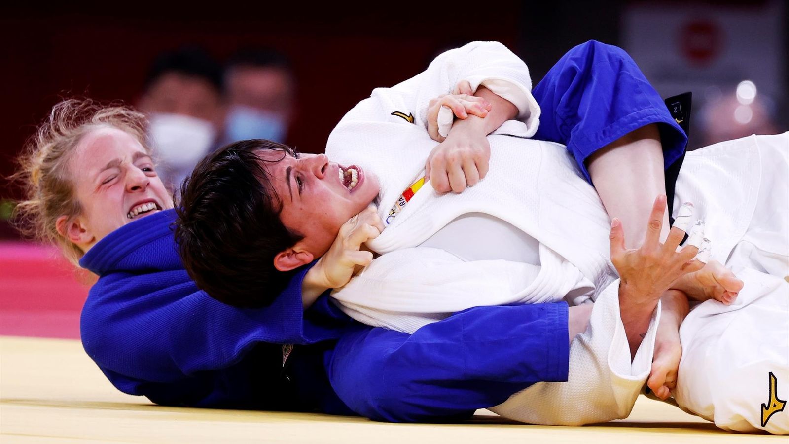 Julia Figueroa, durant el combat