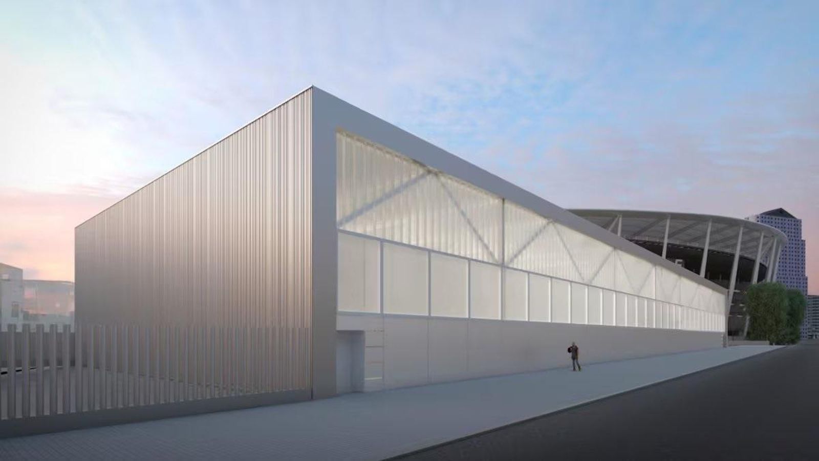 Imatge virtual del futur poliesportiu de Benicalap