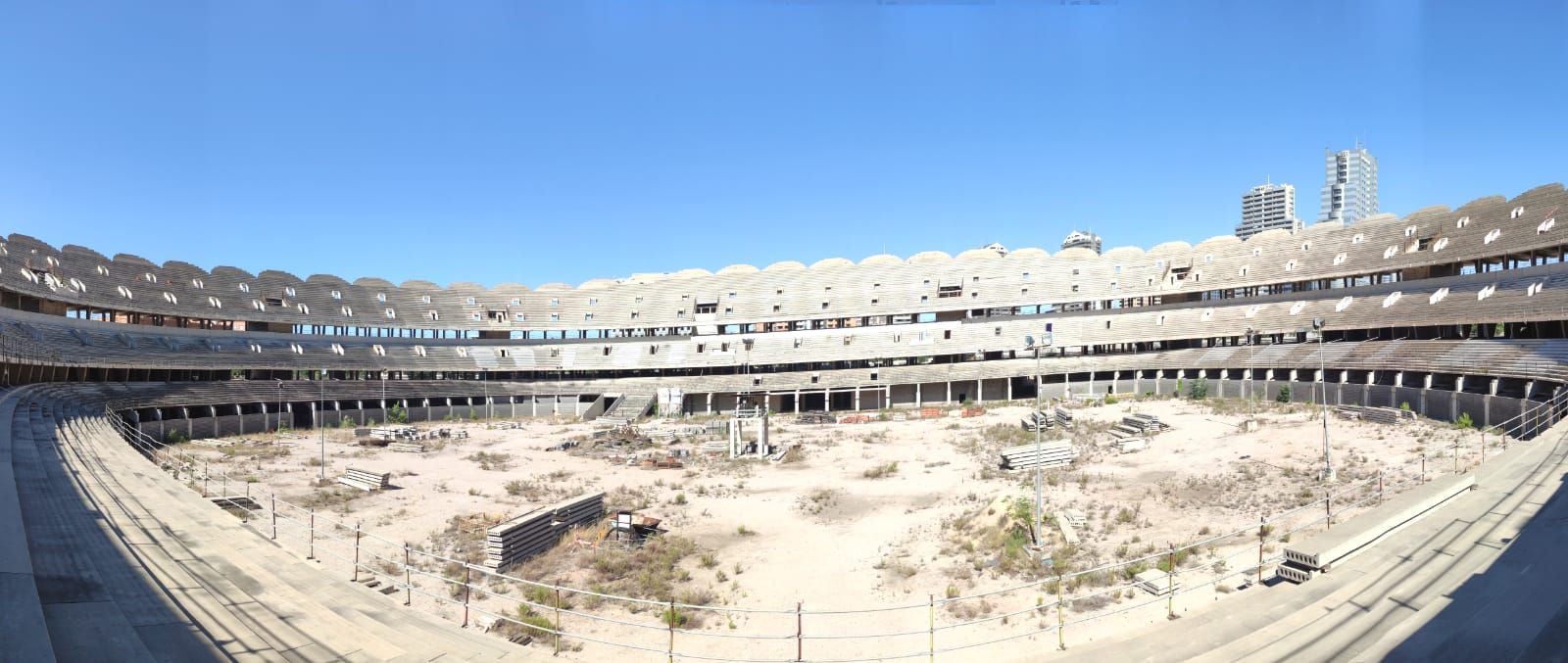 Imatge de dins del nou Mestalla