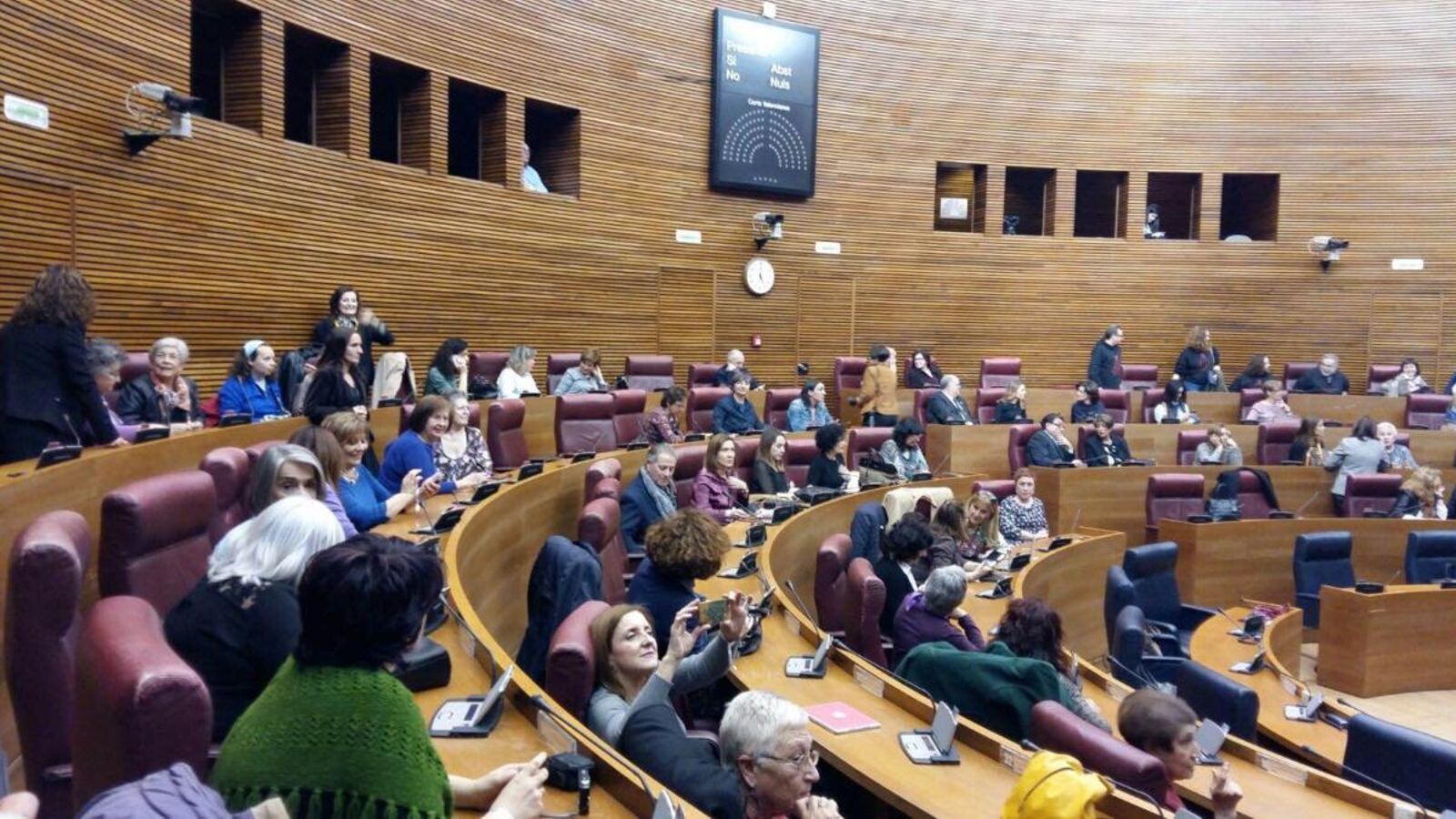 Moment de l’acte de lliurament de premis