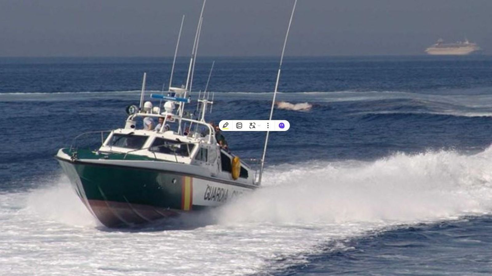 Embarcació de la Guàrdia Civil