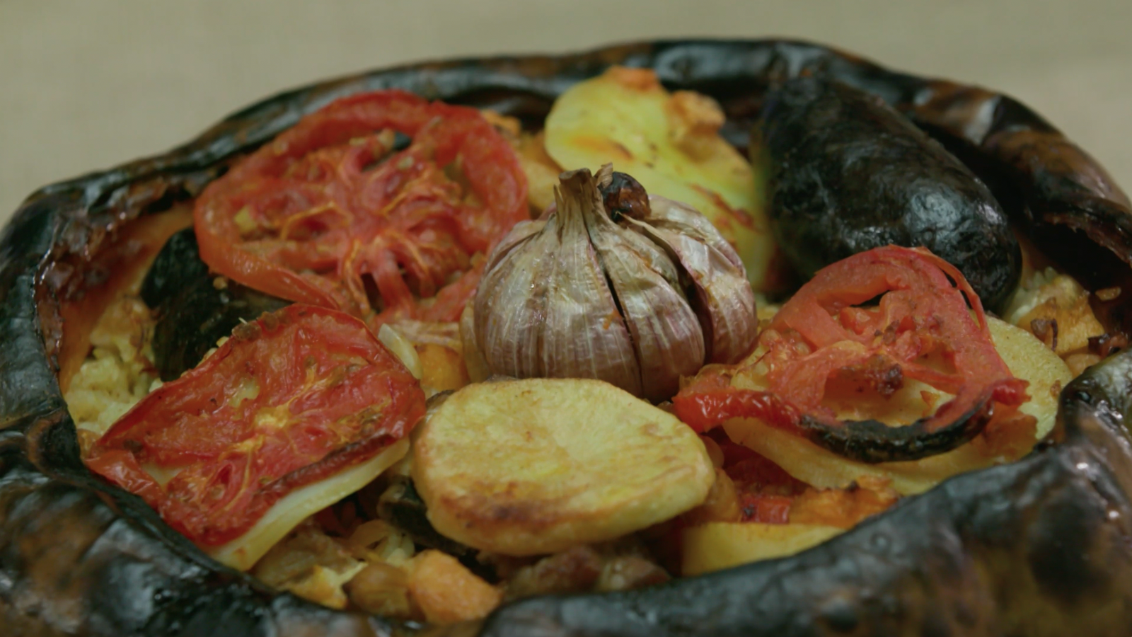 Arròs al forn amb carabassa