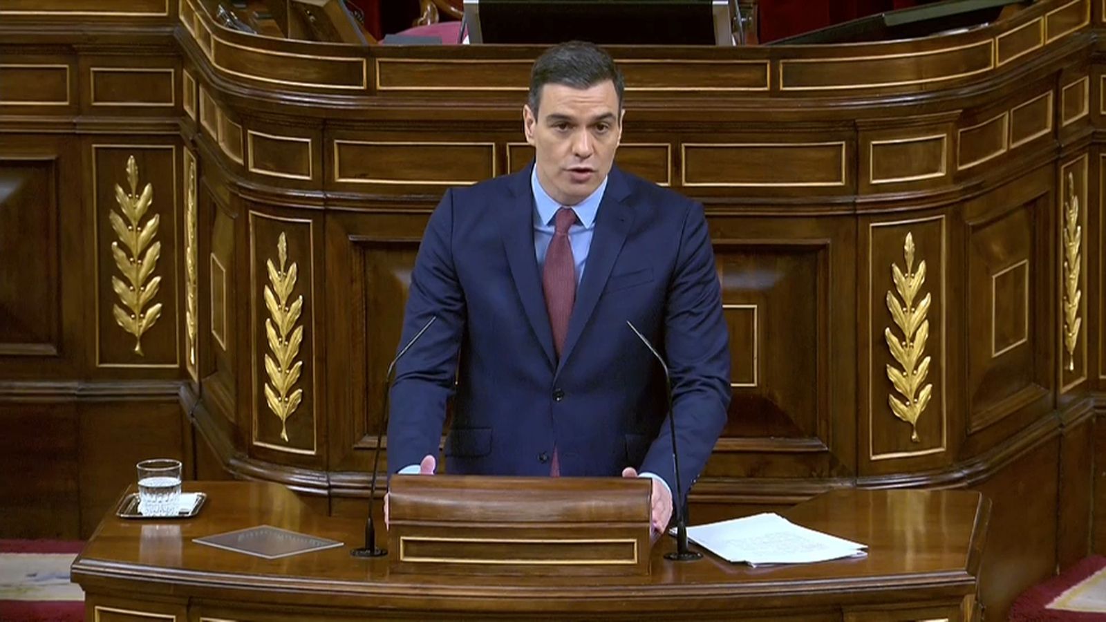 Pedro Sánchez, en una imatge d'arxiu al Congrés