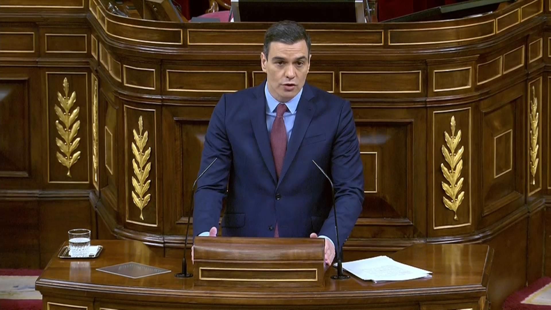 Pedro Sánchez, en una imatge d'arxiu al Congrés Pedro Sánchez, en una imatge d'arxiu al Congrés