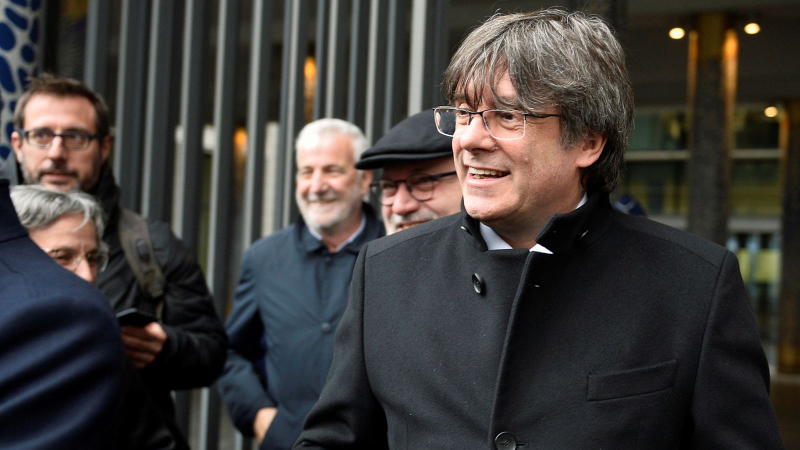 Carles Puigdemont al Palau de Justícia de Brussel·les