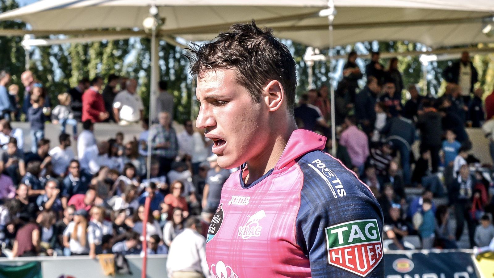 Àlvar Gimeno en un dels últims partits