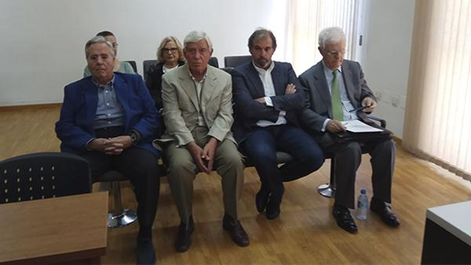 Luis Díaz Alperi al banc dels acusats