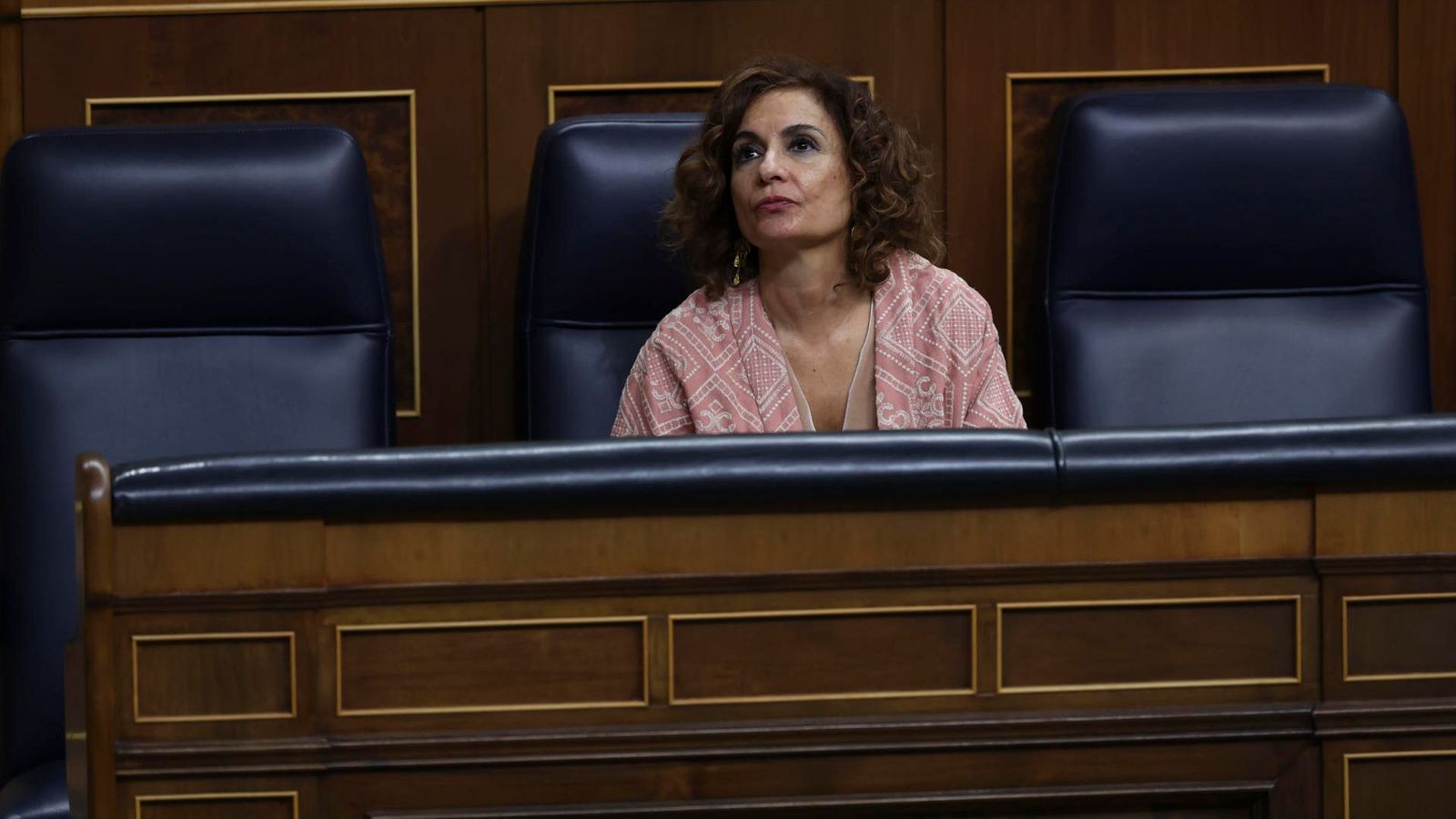 La vicepresidenta Montero, este dijous al Congrés