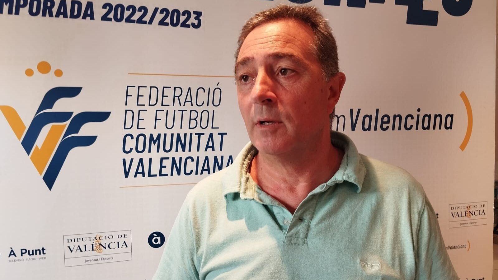 Salvador Gomar, durant l'entrevista