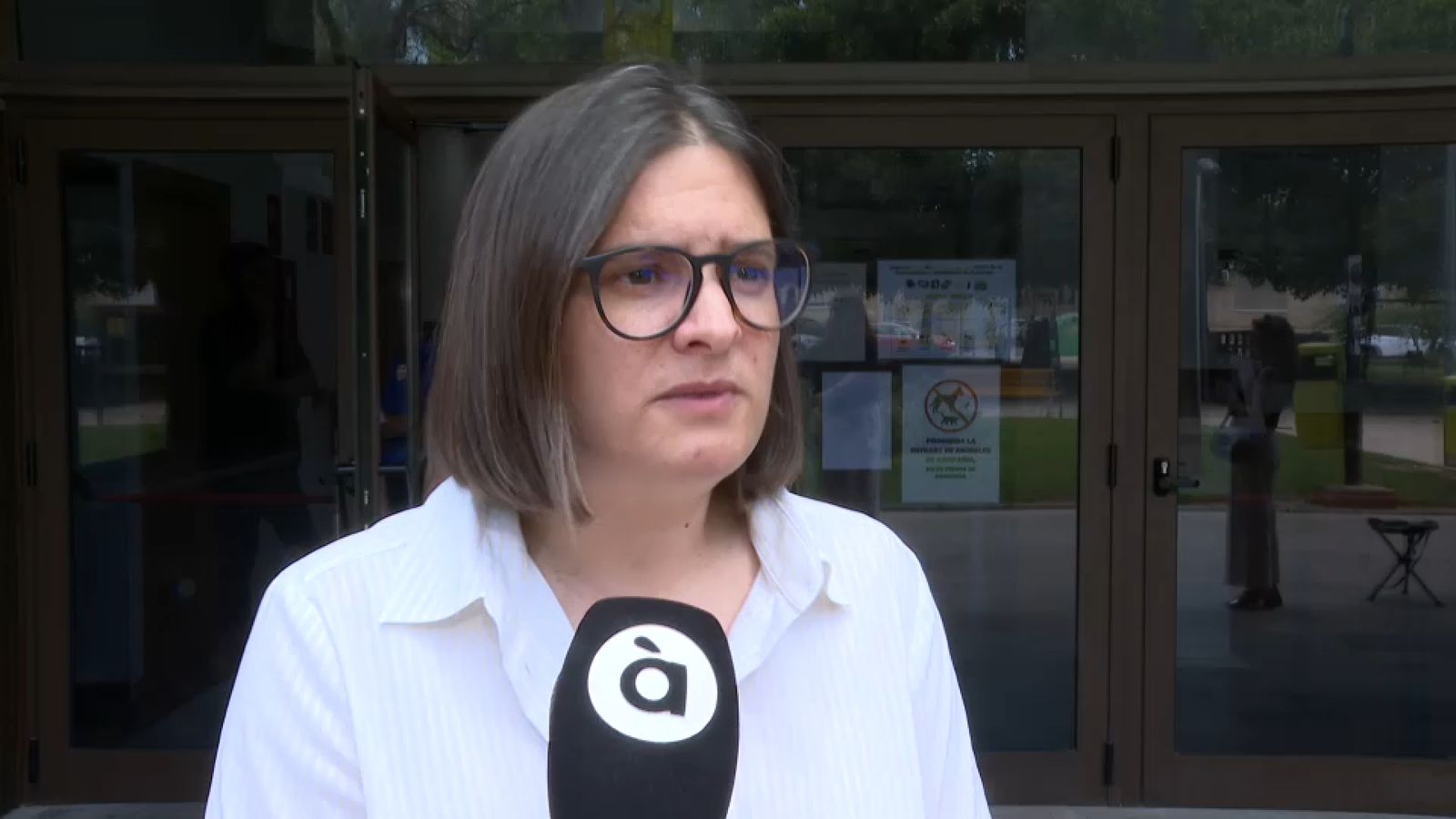 L'alcaldessa de Carlet, Laura Sáez (PP) atén À Punt després de declarar al jutjat de Catarroja