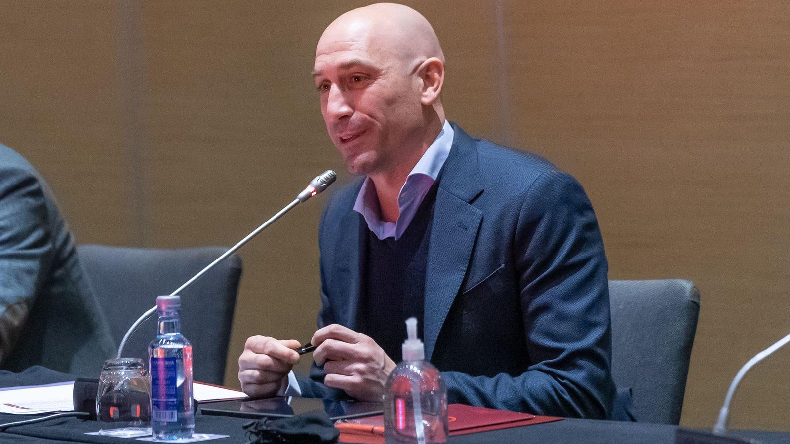 El president de la Federació Espanyola de Futbol, Luis Rubiales