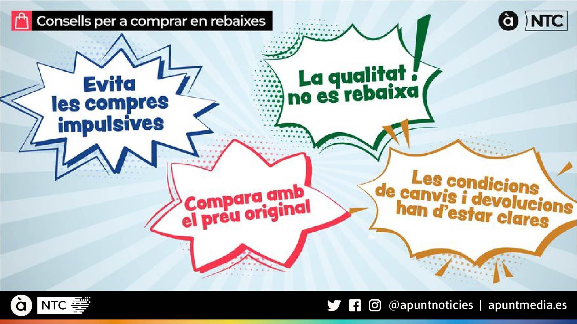 Te’n vas de rebaixes? Coneix els teus drets Te’n vas de rebaixes? Coneix els teus drets