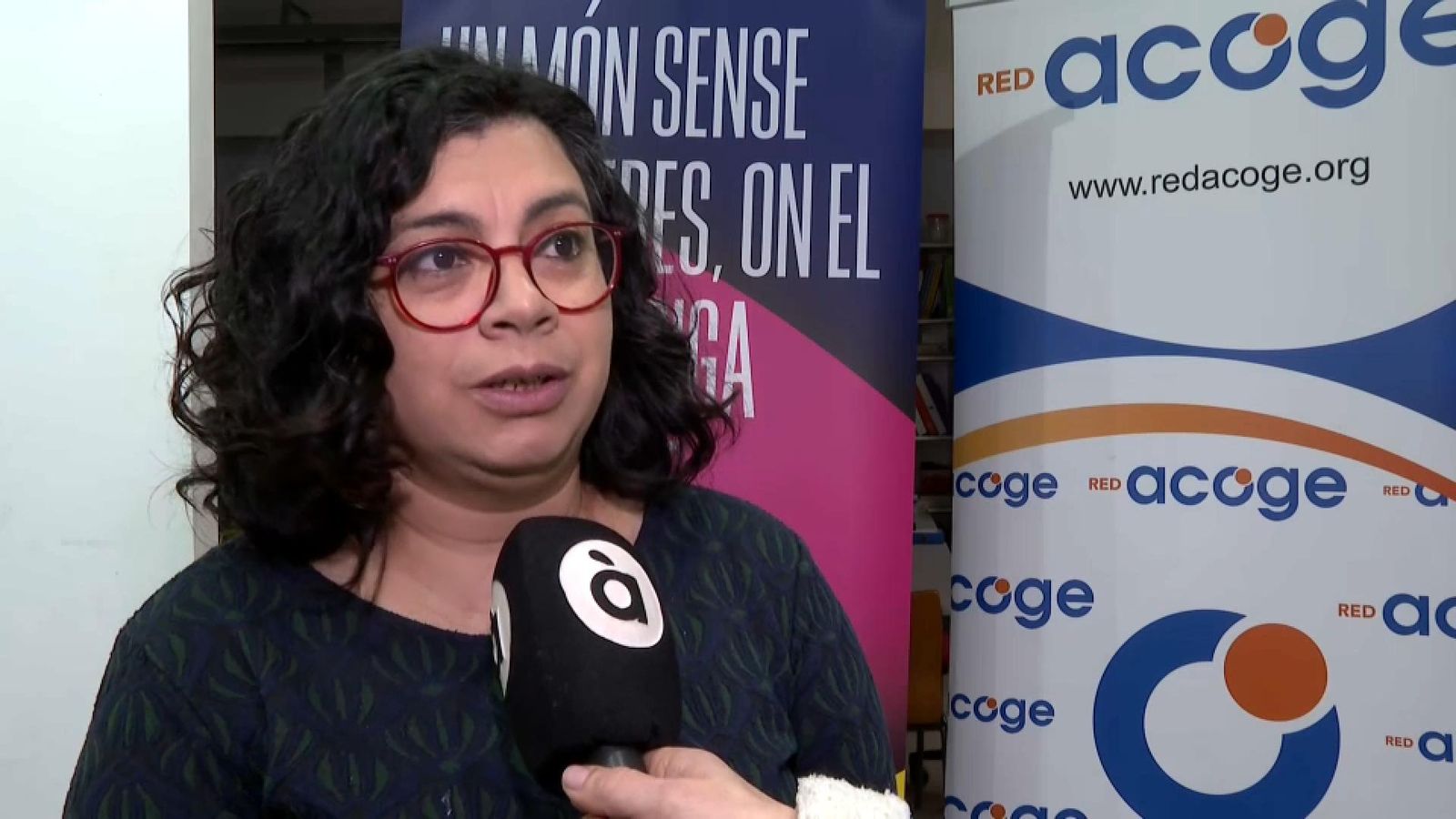 Ángela Pedraza, presidenta de València Acull, atén À Punt