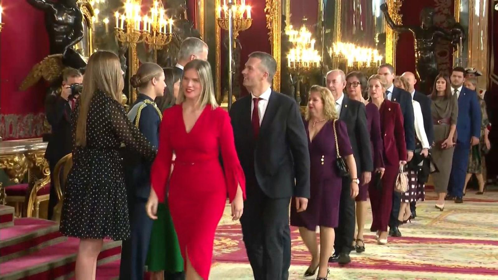 Els alcaldes afectats per la dana, protagonistes en la recepció del 12 d’Octubre al Palau Reial